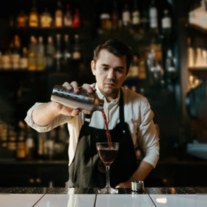 Professional Bartender at a Successful Event | Luis Team Staffing