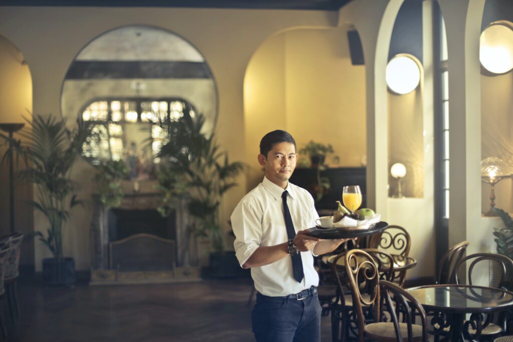 Buffet Attendants at Event