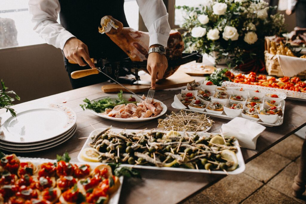 Buffet Attendants at Event